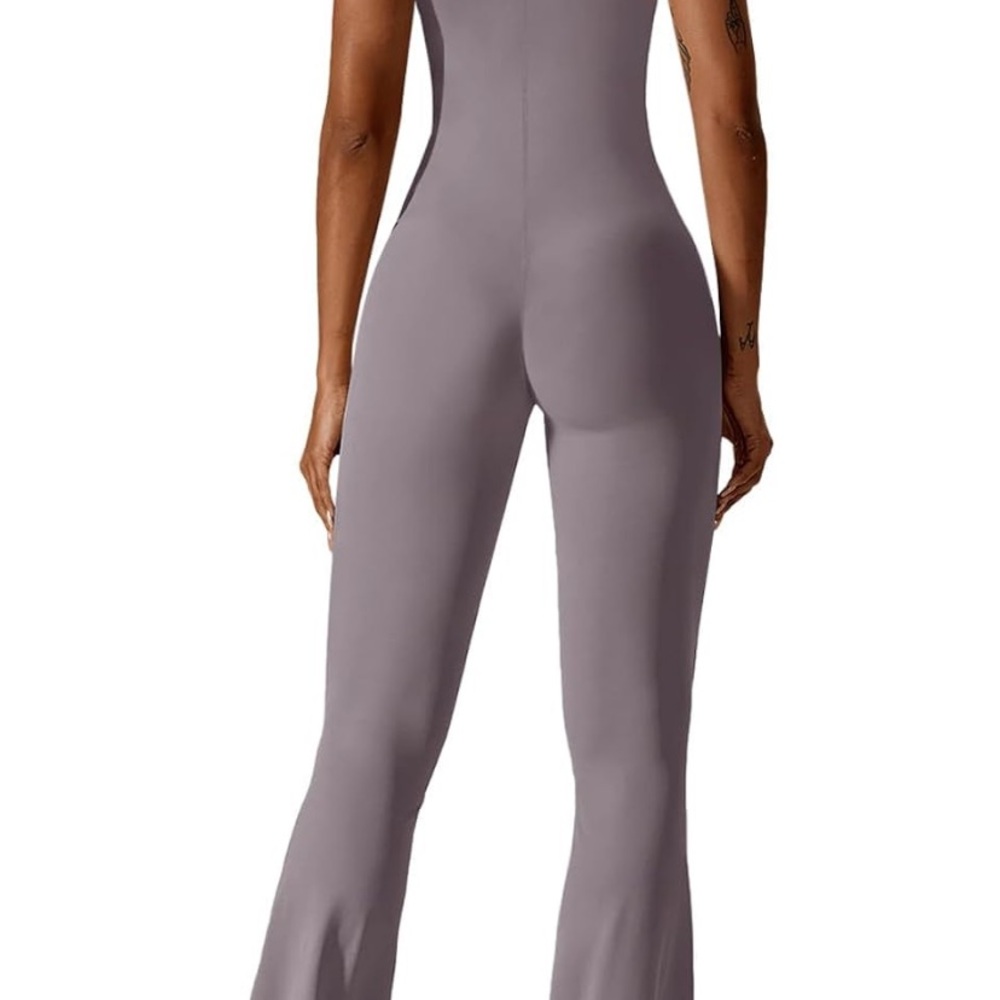 Women's Lavender Jumpsuit - Picture 4 of 7